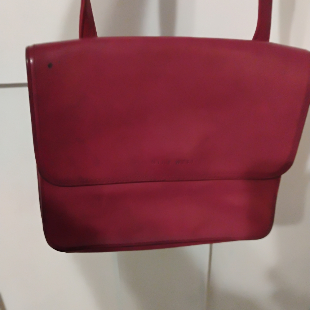 Nine West Red Crossbody Bag with Modern Silhouette